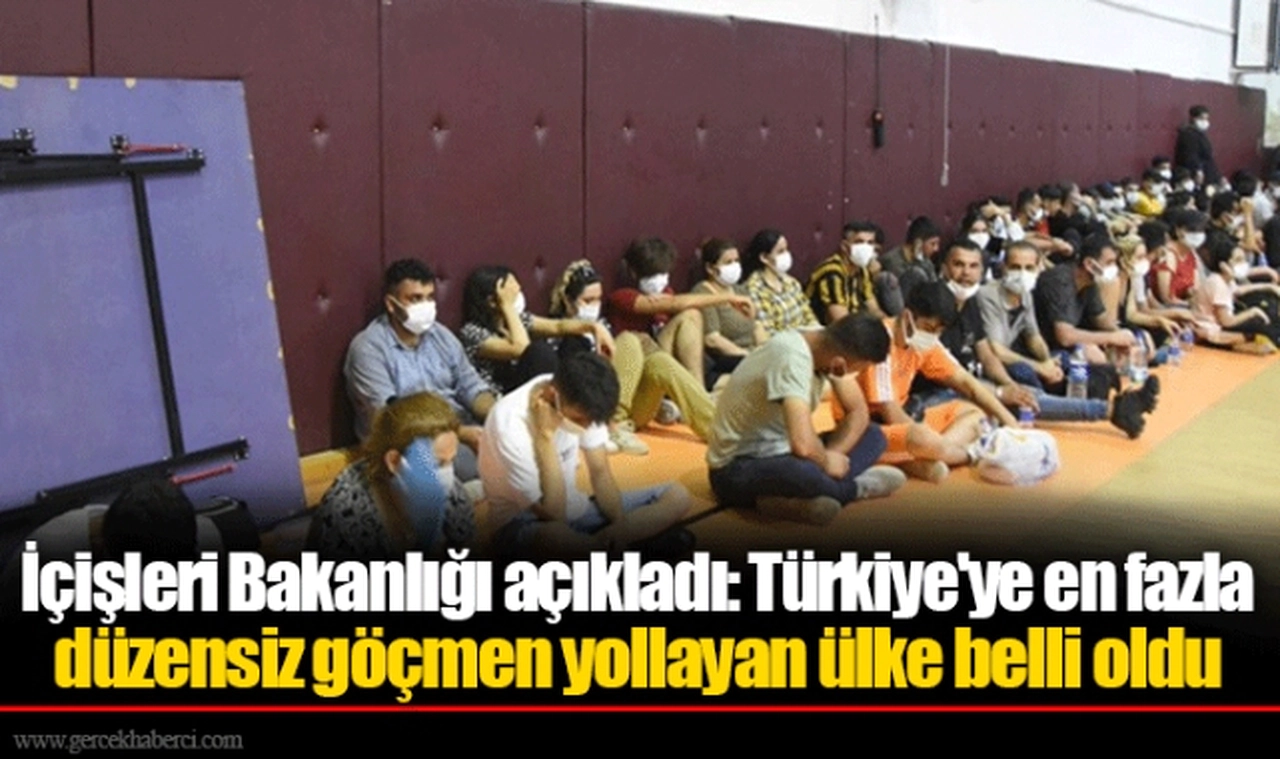 İçişleri Bakanlığı açıkladı: Türkiye'ye en fazla düzensiz göçmen yollayan ülke belli oldu