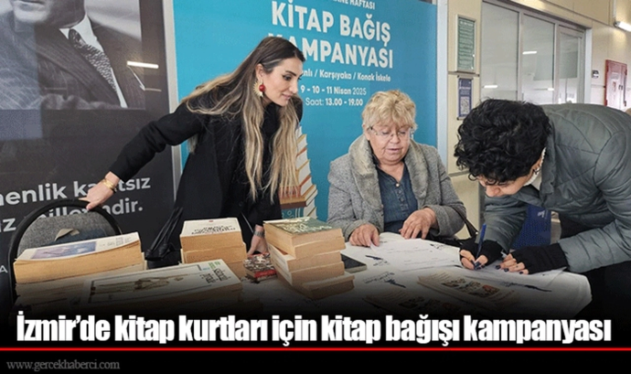 İzmir’de kitap kurtları için kitap bağışı kampanyası