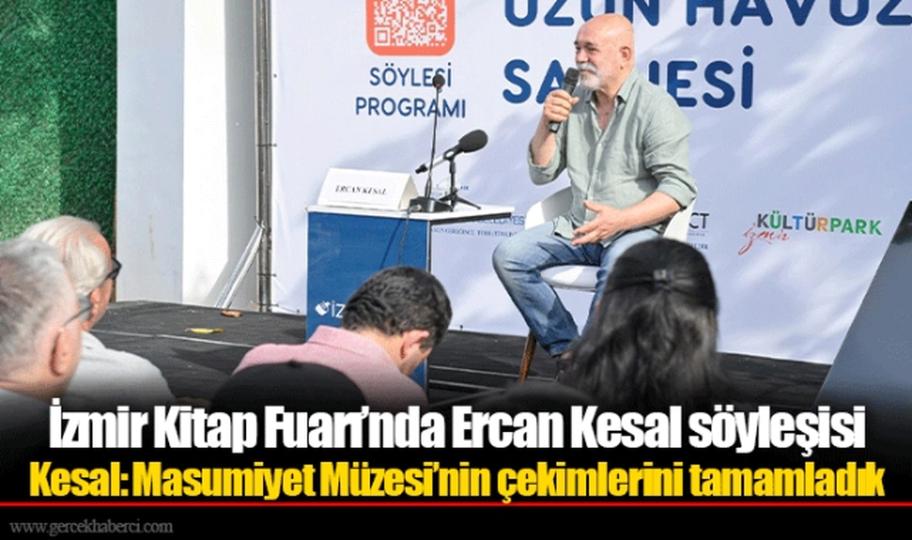 İzmir Kitap Fuarı’nda Ercan Kesal söyleşisi