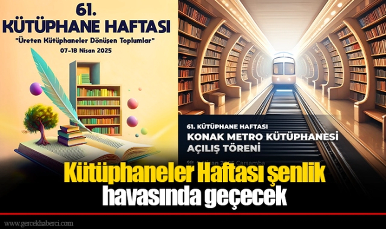 Kütüphaneler Haftası şenlik havasında geçecek