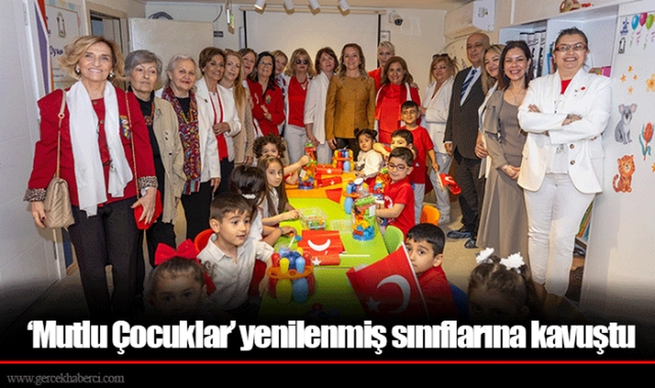 ‘Mutlu Çocuklar’ yenilenmiş sınıflarına kavuştu