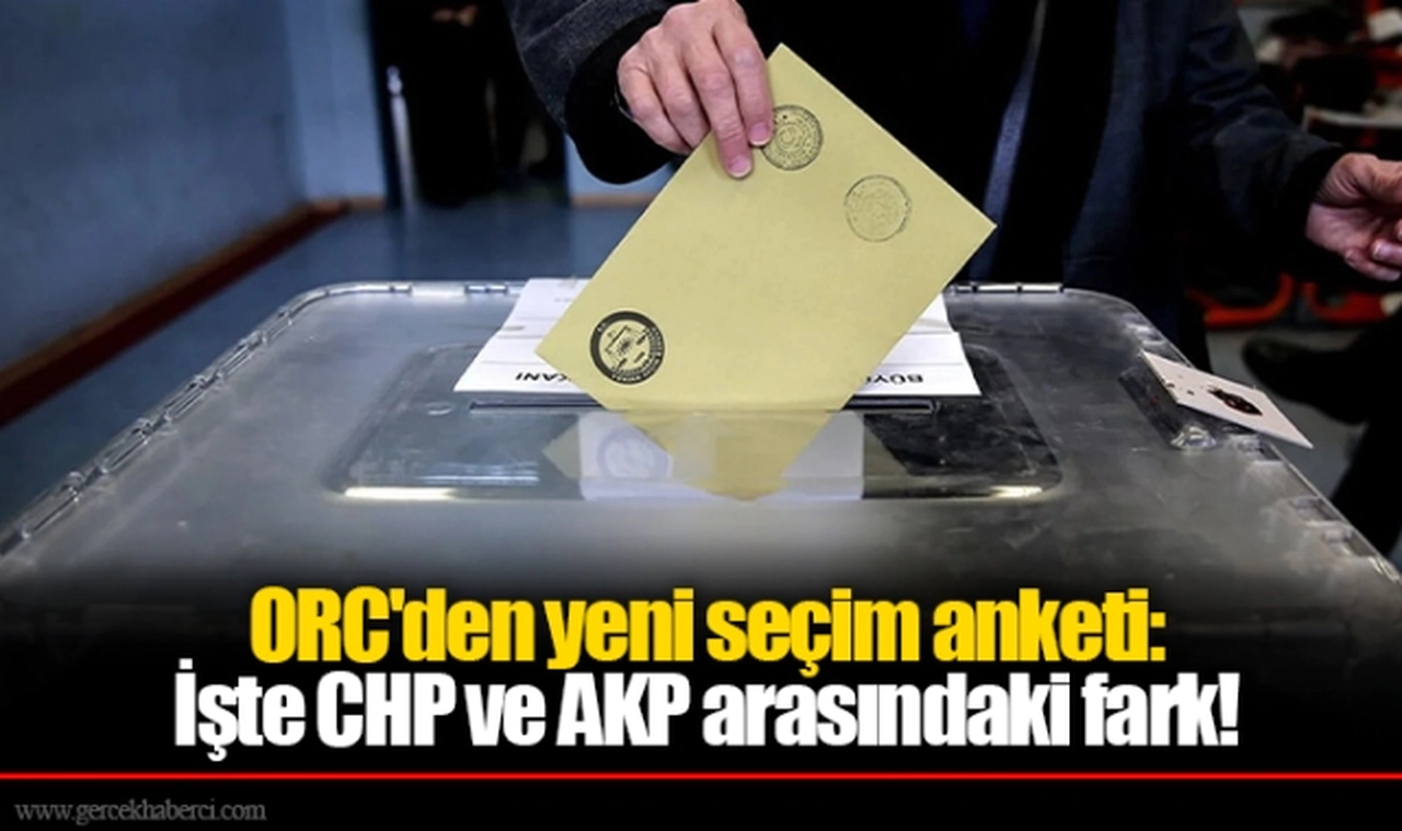 ORC'den yeni seçim anketi: İşte CHP ve AK Parti arasındaki fark! Üçüncü sıradaki parti değişti...