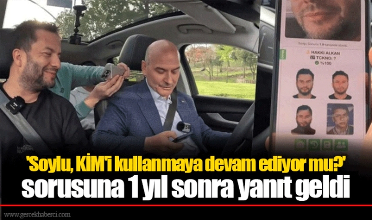 'Soylu, KİM'i kullanmaya devam ediyor mu?'  sorusuna 1 yıl sonra yanıt geldi