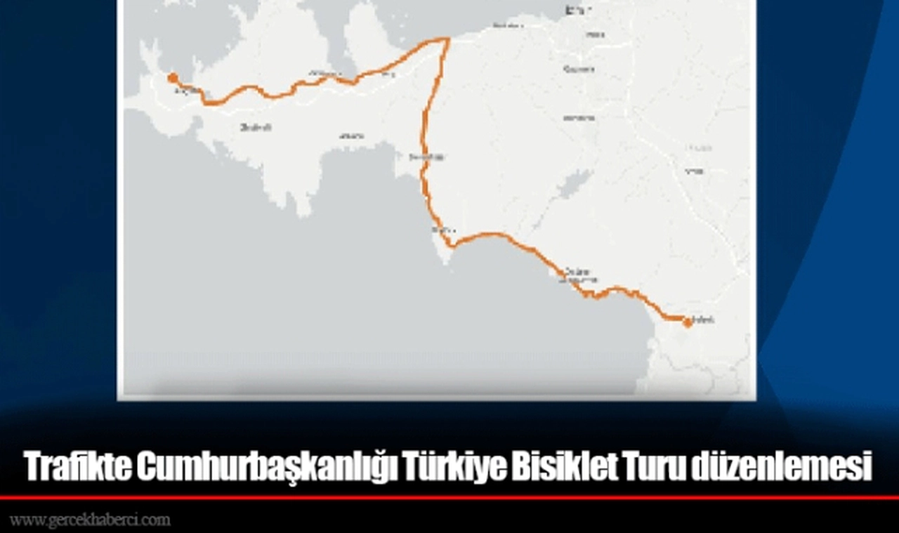 Trafikte Cumhurbaşkanlığı Türkiye Bisiklet Turu düzenlemesi