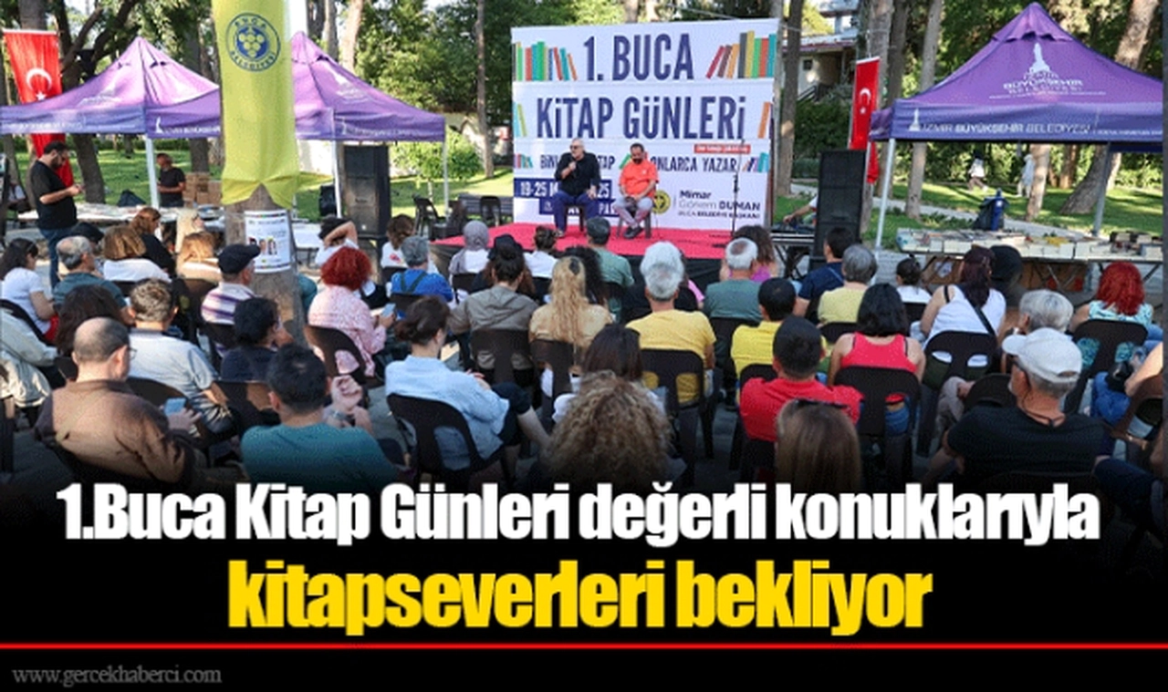 1.Buca Kitap Günleri değerli konuklarıyla kitapseverleri bekliyor