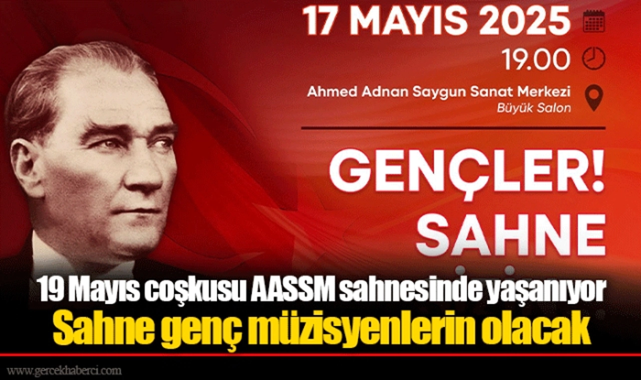 19 Mayıs coşkusu AASSM sahnesinde yaşanıyor