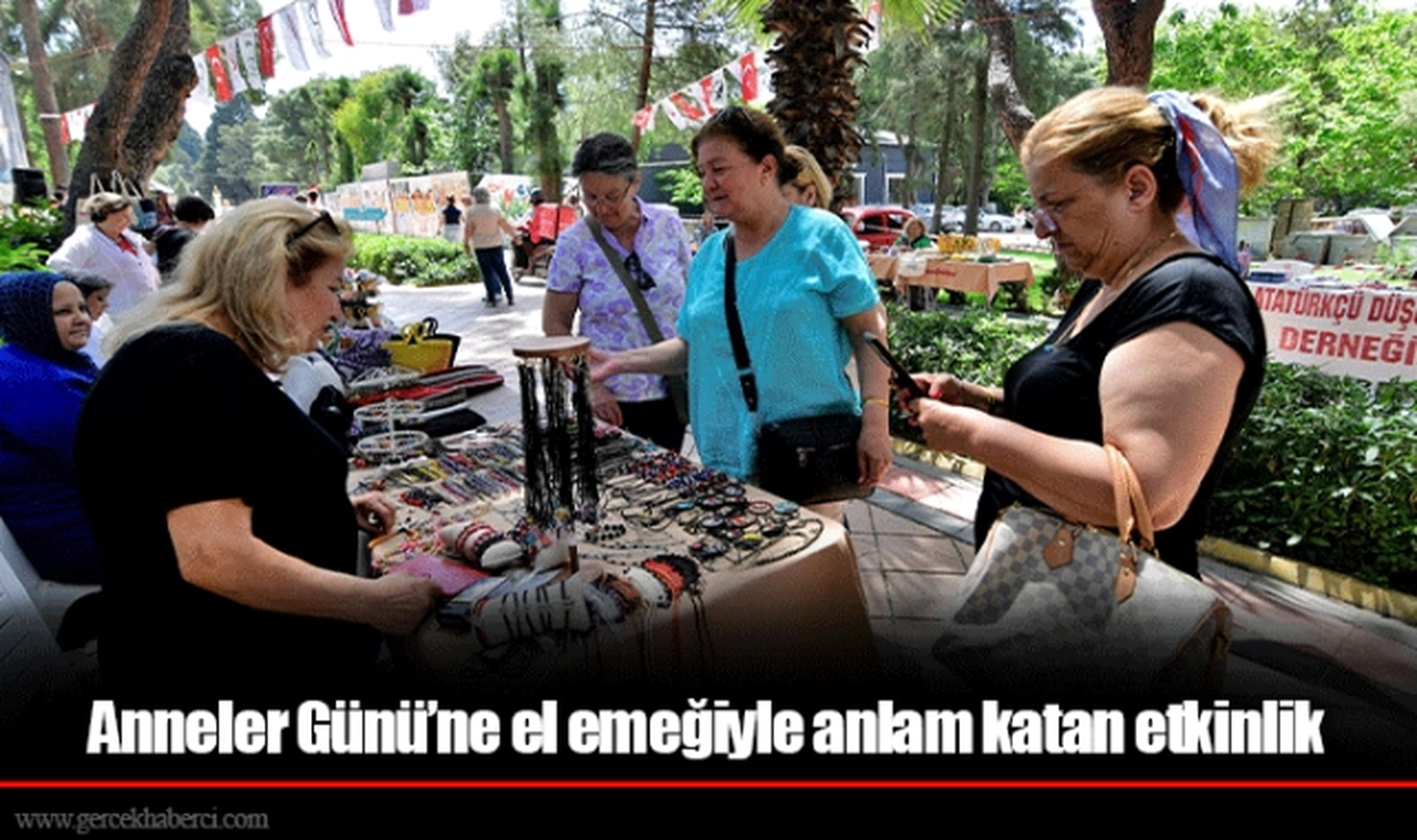 Anneler Günü’ne el emeğiyle anlam katan etkinlik
