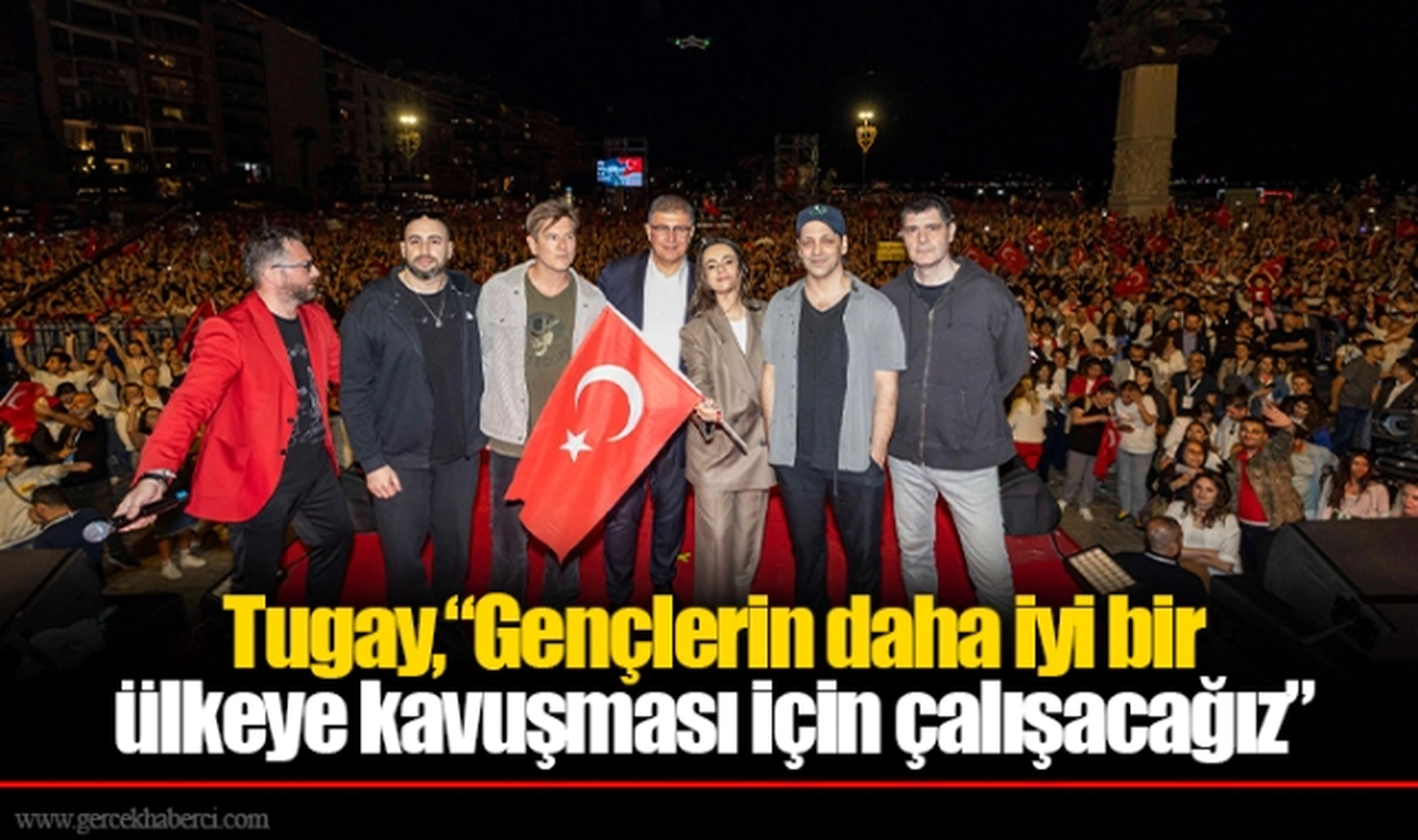 Başkan Tugay Duman konserine katıldı “Gençlerin daha iyi bir ülkeye kavuşması için çalışacağız”