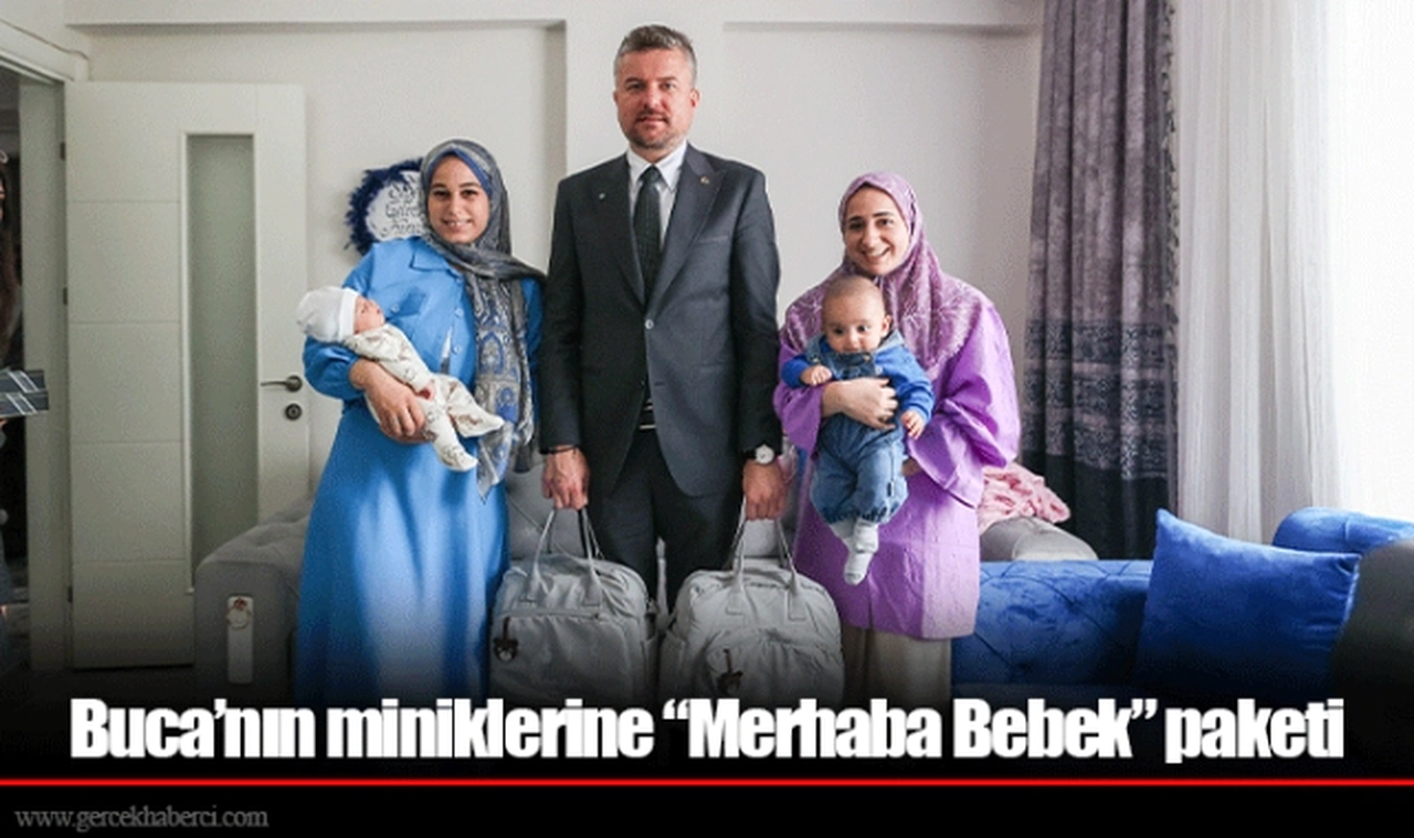Buca’nın miniklerine “Merhaba Bebek” paketi