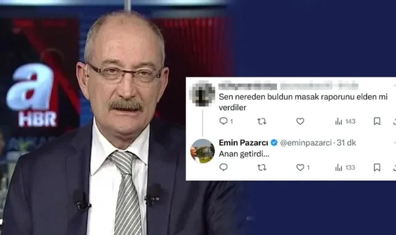 Gazeteci Emin Pazarcı'dan takipçisine çirkin ifade: 'Anan getirdi'