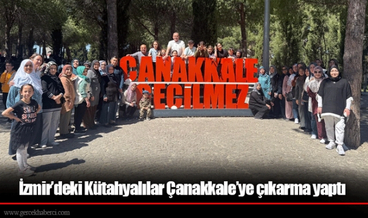 İzmir’deki Kütahyalılar Çanakkale’ye çıkarma yaptı
