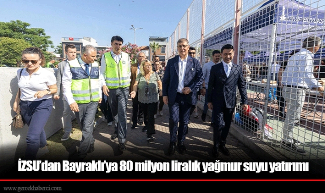 İZSU’dan Bayraklı’ya 80 milyon liralık yağmur suyu yatırımı