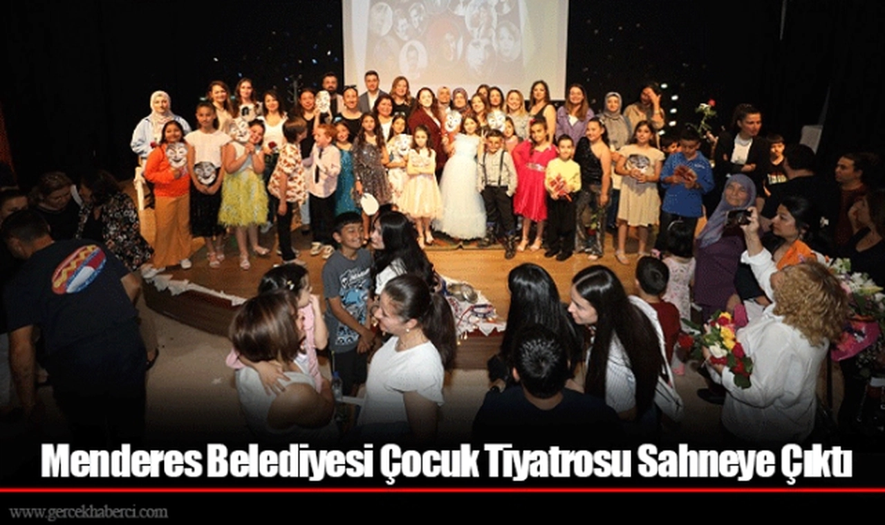 Menderes Belediyesi Çocuk Tiyatrosu Sahneye Çıktı