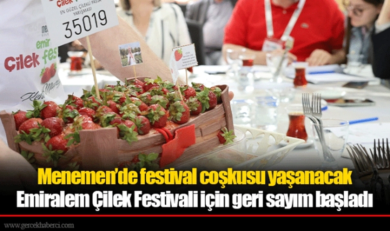 Menemen’de festival coşkusu yaşanacak