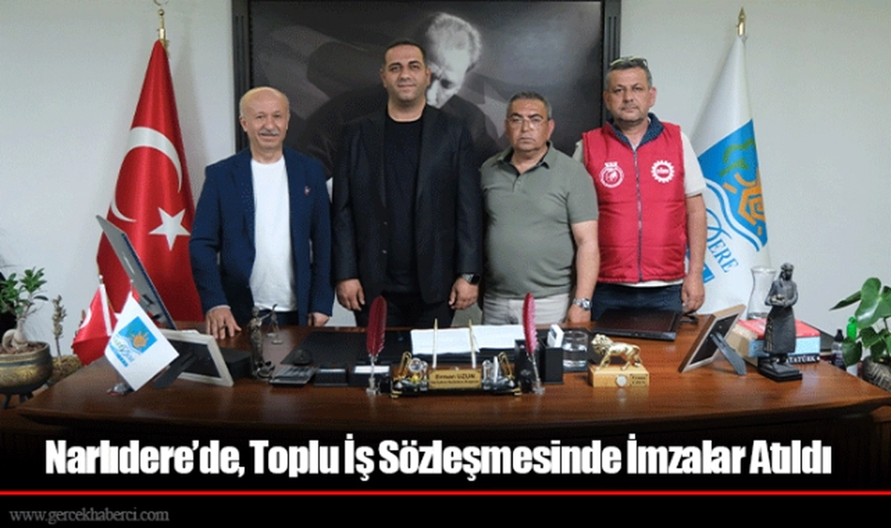 Narlıdere’de, Toplu İş Sözleşmesinde İmzalar Atıldı