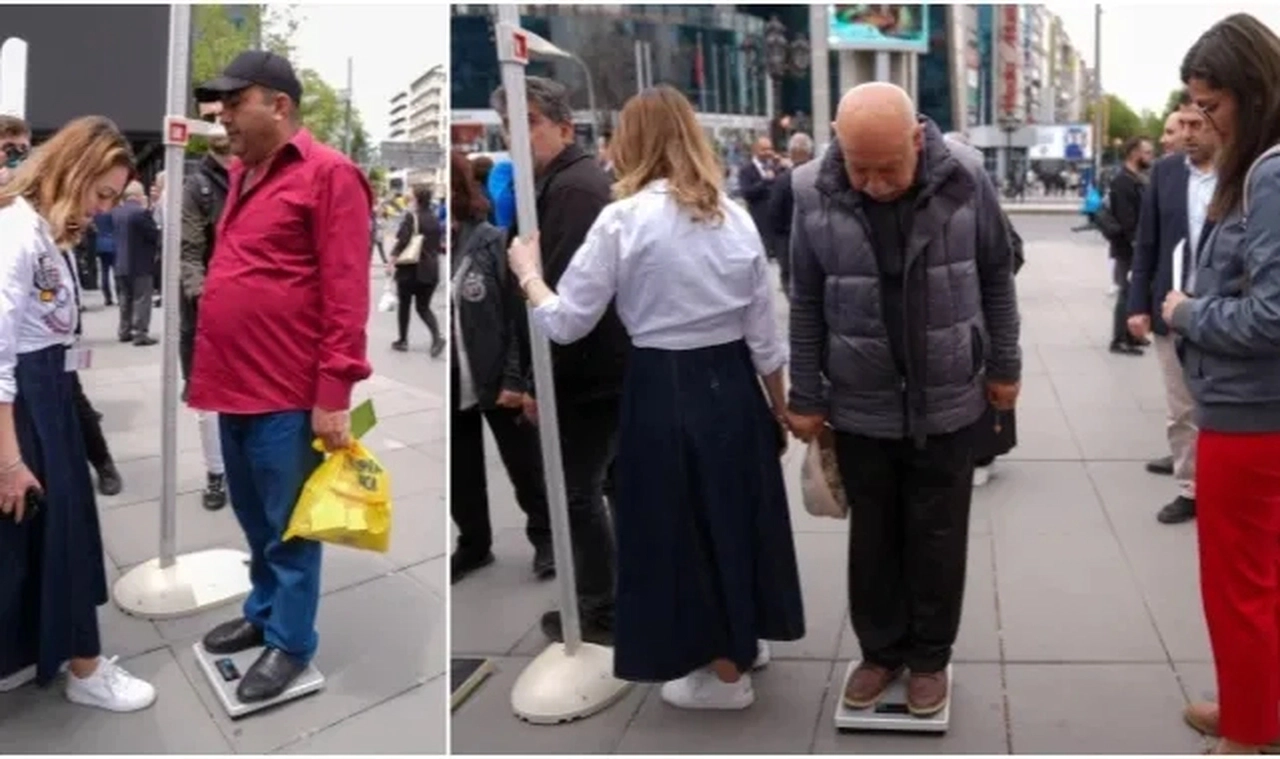 Sağlık Bakanlığı sokağa tartı çıkardı: '10 vatandaştan altısı kilolu'