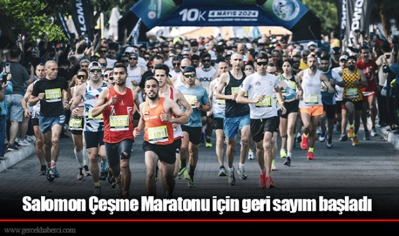 Salomon Çeşme Maratonu için geri sayım başladı