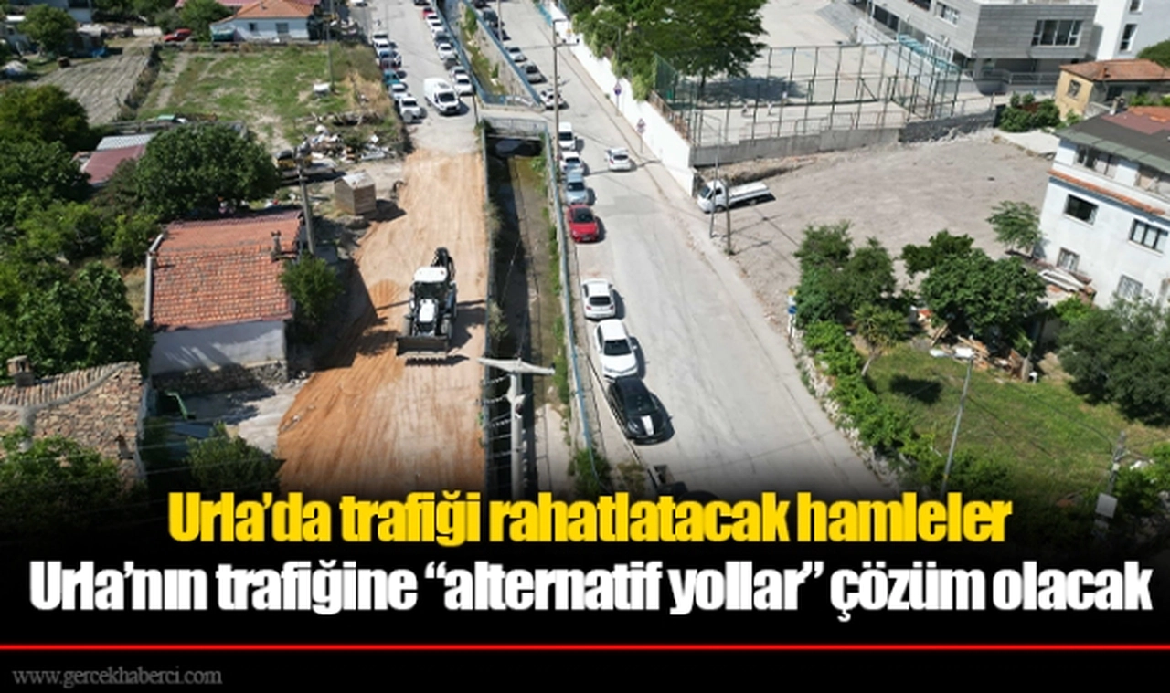 Urla’nın trafiğine “alternatif yollar” çözüm olacak