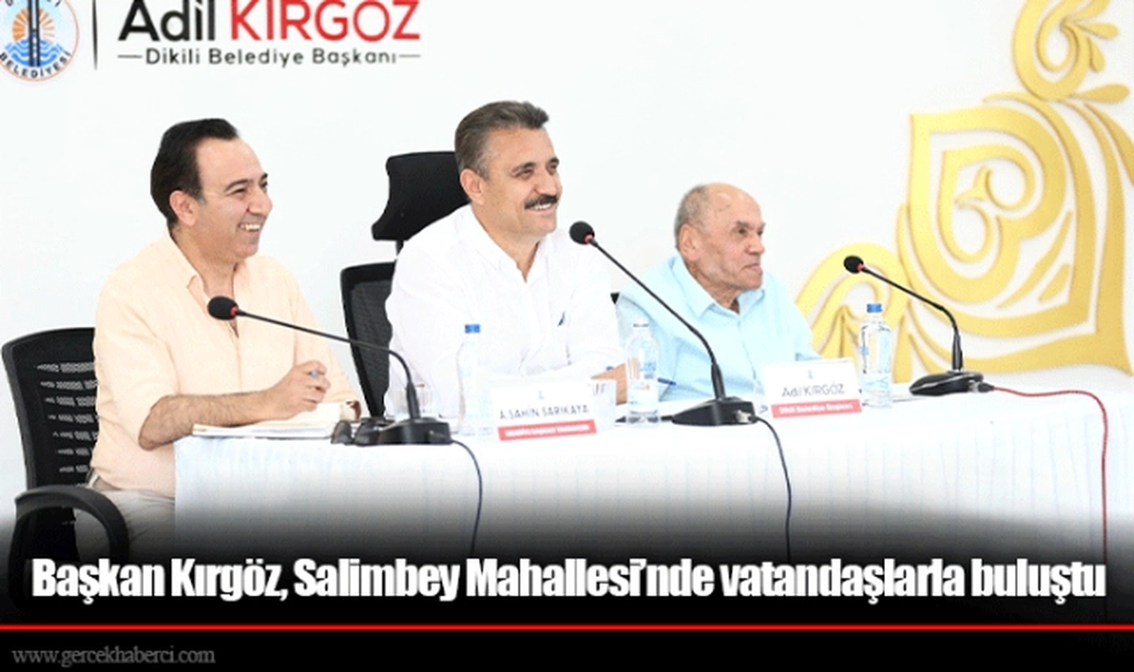 Başkan Kırgöz, Salimbey Mahallesi’nde vatandaşlarla buluştu