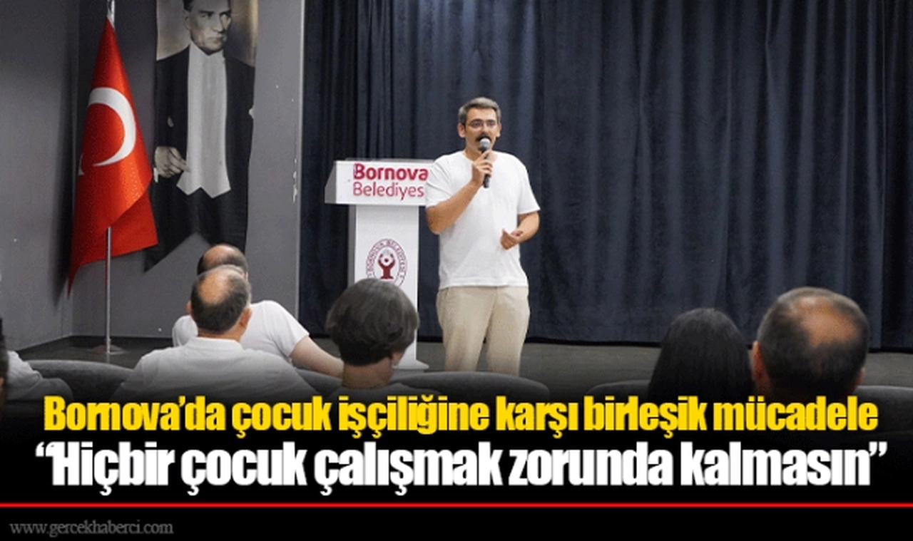 Bornova’da çocuk işçiliğine karşı birleşik mücadele  “Hiçbir çocuk çalışmak zorunda kalmasın”