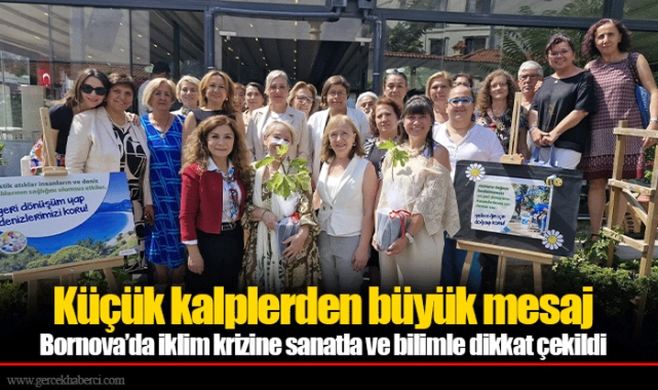 Bornova’da iklim krizine sanatla ve bilimle dikkat çekildi