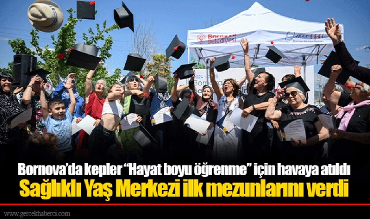 Bornova’da kepler “Hayat boyu öğrenme” için havaya atıldı