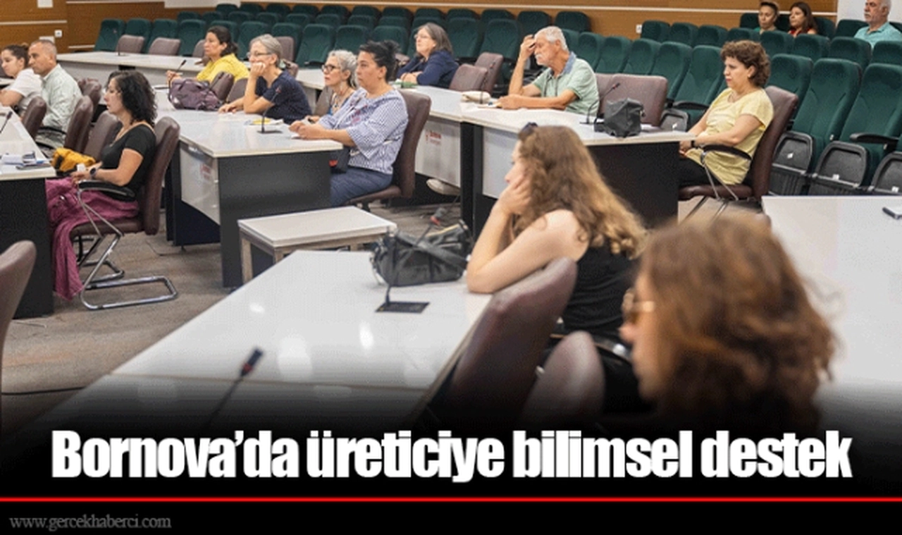 Bornova’da üreticiye bilimsel destek
