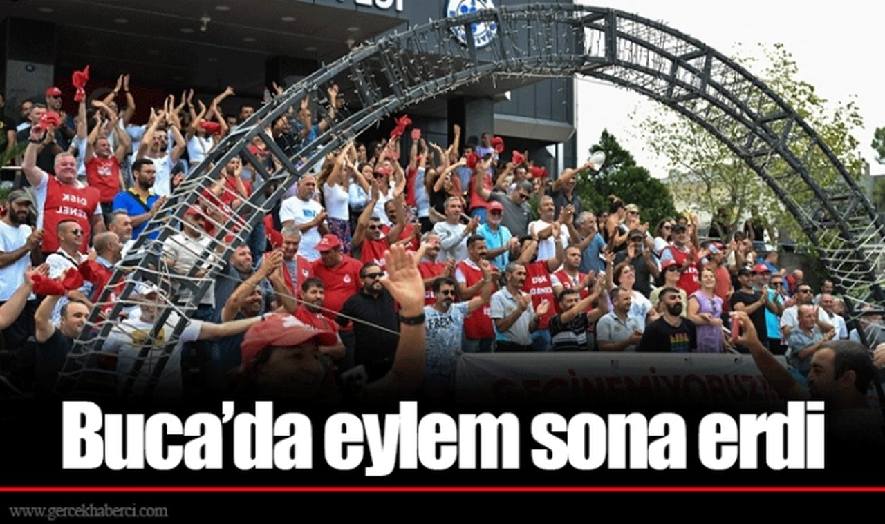 Buca’da eylem sona erdi