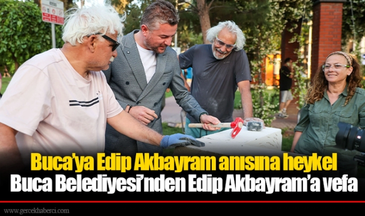 Buca’ya Edip Akbayram anısına heykel