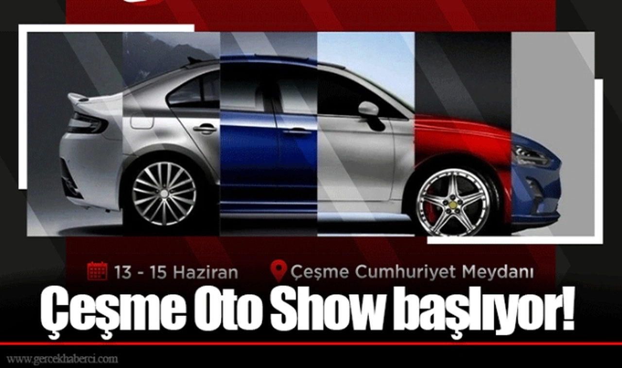 Çeşme Oto Show başlıyor!