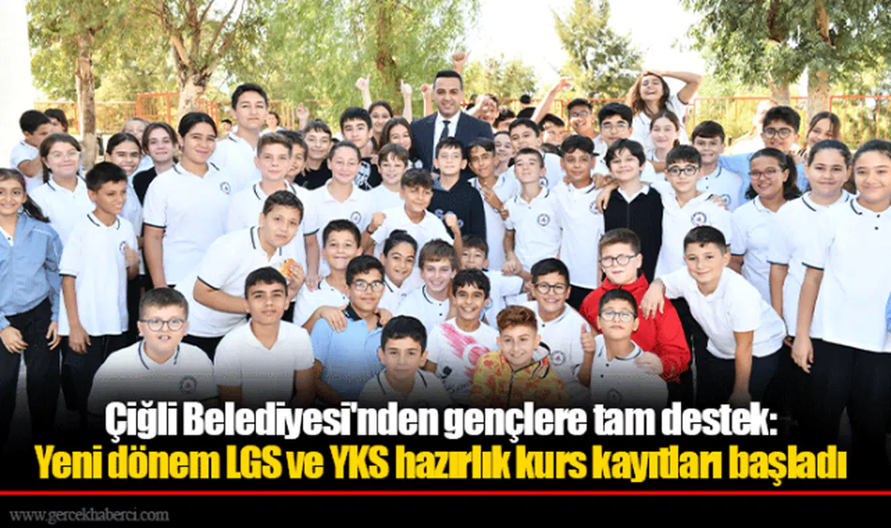 Çiğli Belediyesi'nden gençlere tam destek: Yeni dönem LGS ve YKS hazırlık kurs kayıtları başladı