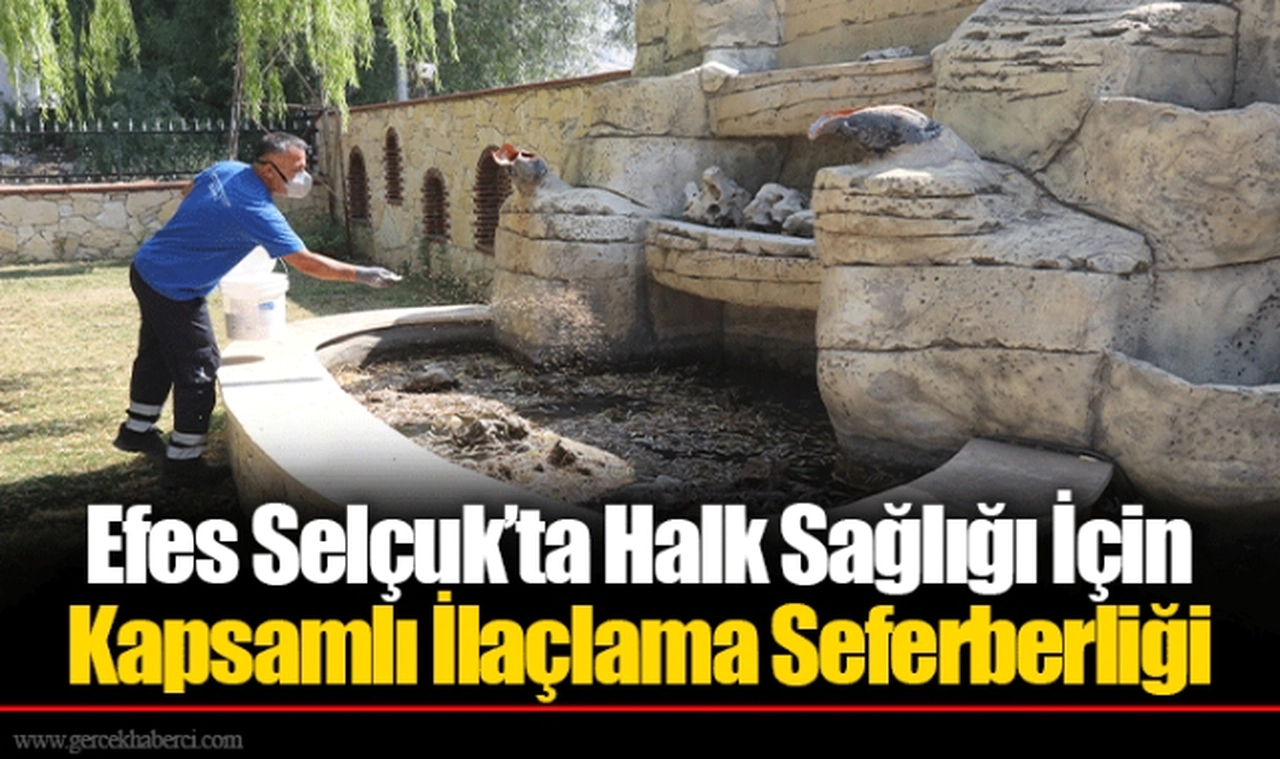 Efes Selçuk’ta Halk Sağlığı İçin Kapsamlı İlaçlama Seferberliği