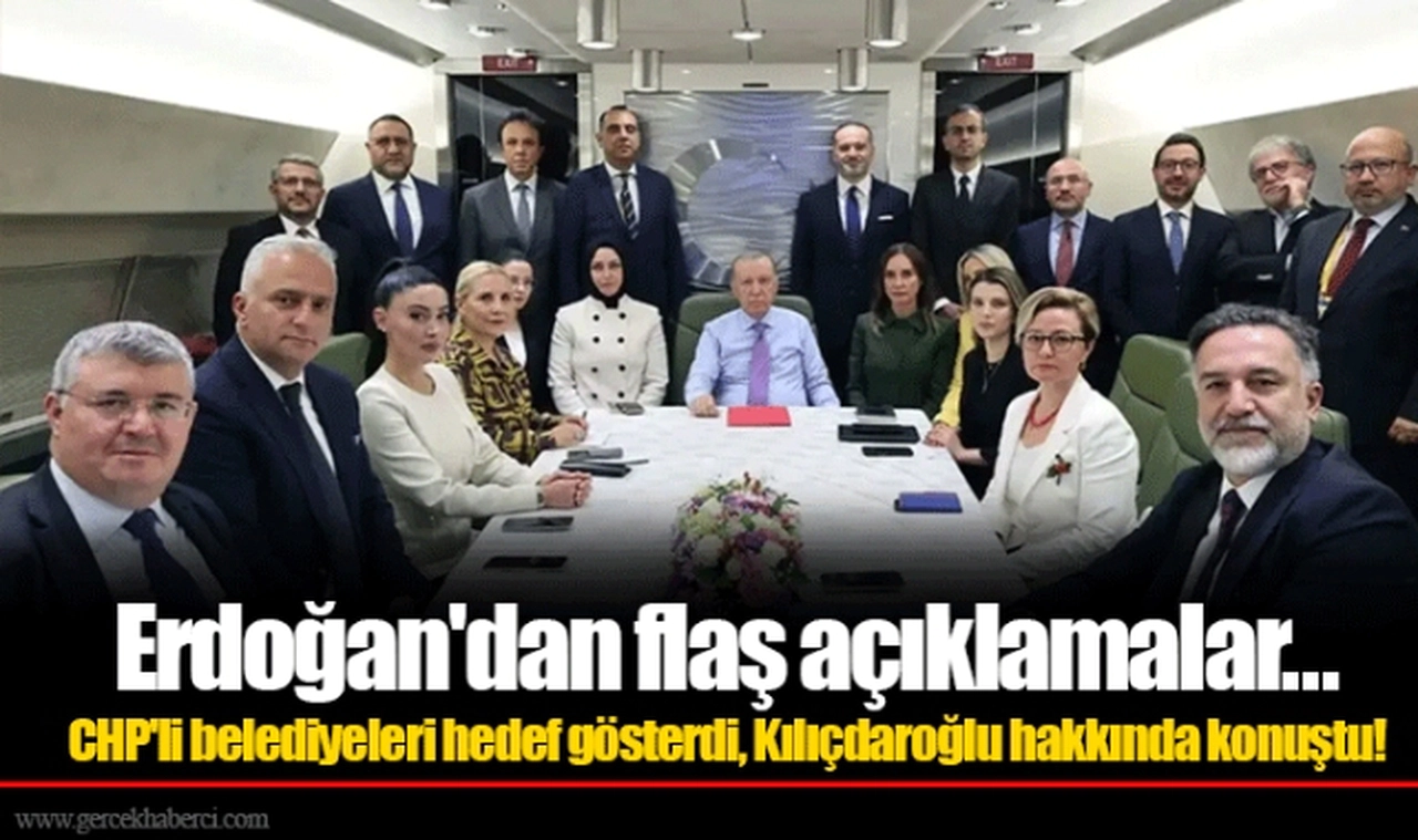 Erdoğan'dan flaş açıklamalar... CHP'li belediyeleri hedef gösterdi, Kılıçdaroğlu hakkında konuştu!