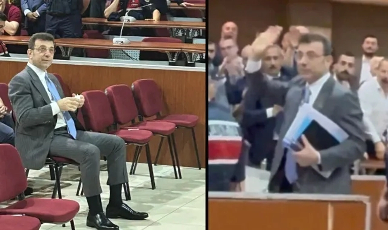 İmamoğlu, duruşma görüntüsünü paylaştı: 'Ben de sizi özledim...'