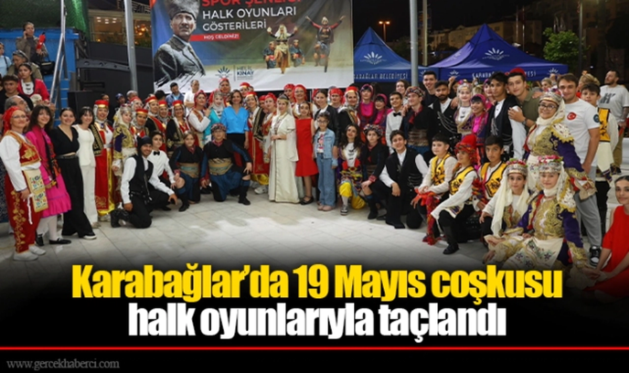 Karabağlar’da 19 Mayıs coşkusu halk oyunlarıyla taçlandı