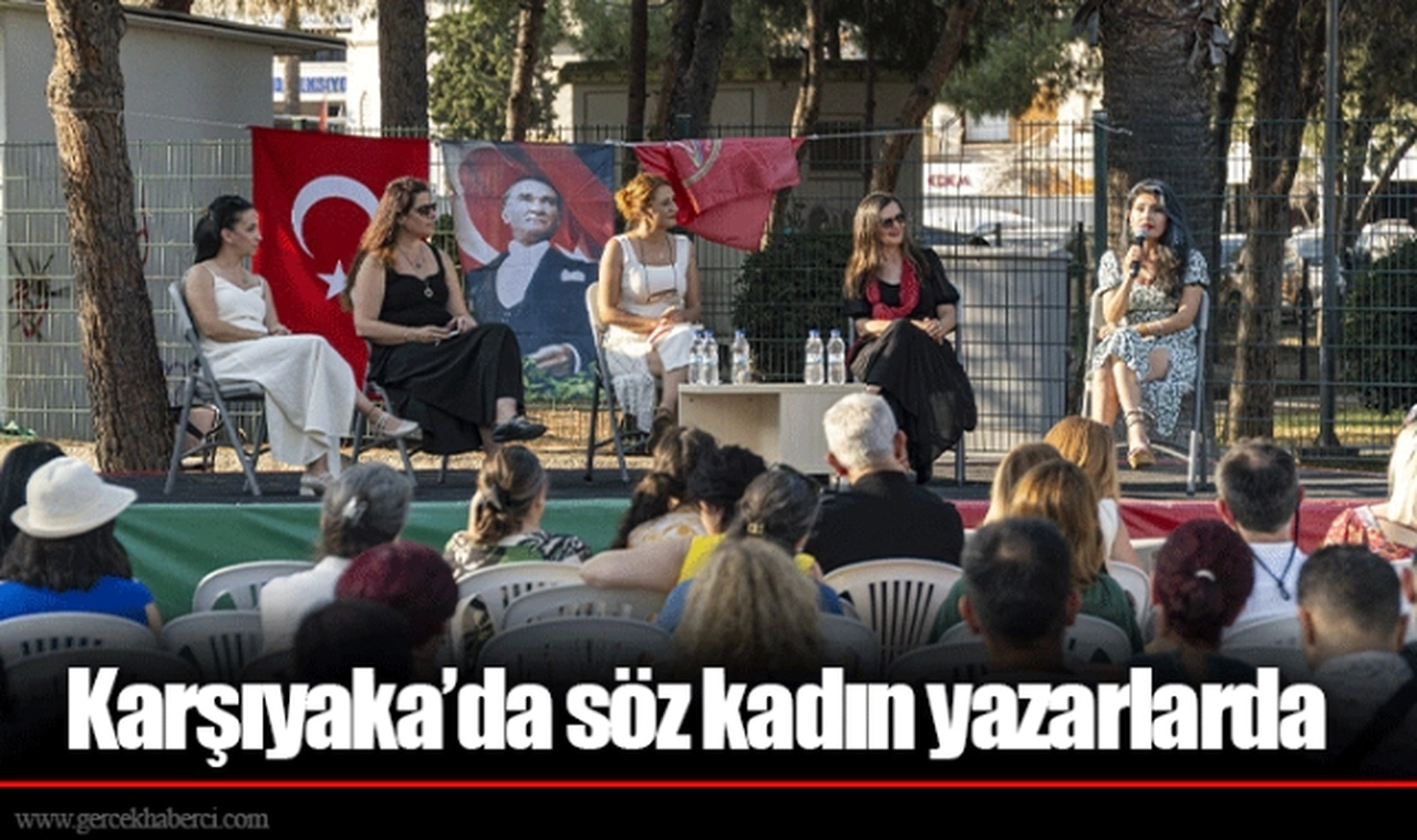 Karşıyaka’da söz kadın yazarlarda