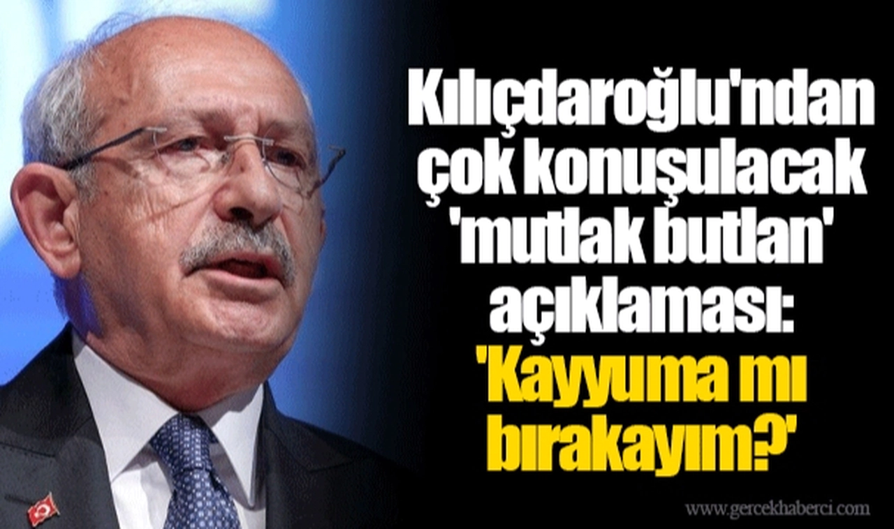 Kılıçdaroğlu'ndan çok konuşulacak 'mutlak butlan' açıklaması: 'Kayyuma mı bırakayım?'