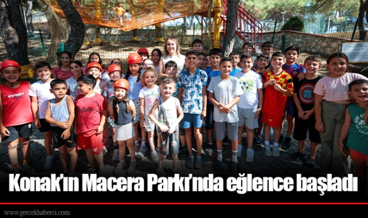 Konak’ın Macera Parkı’nda eğlence başladı