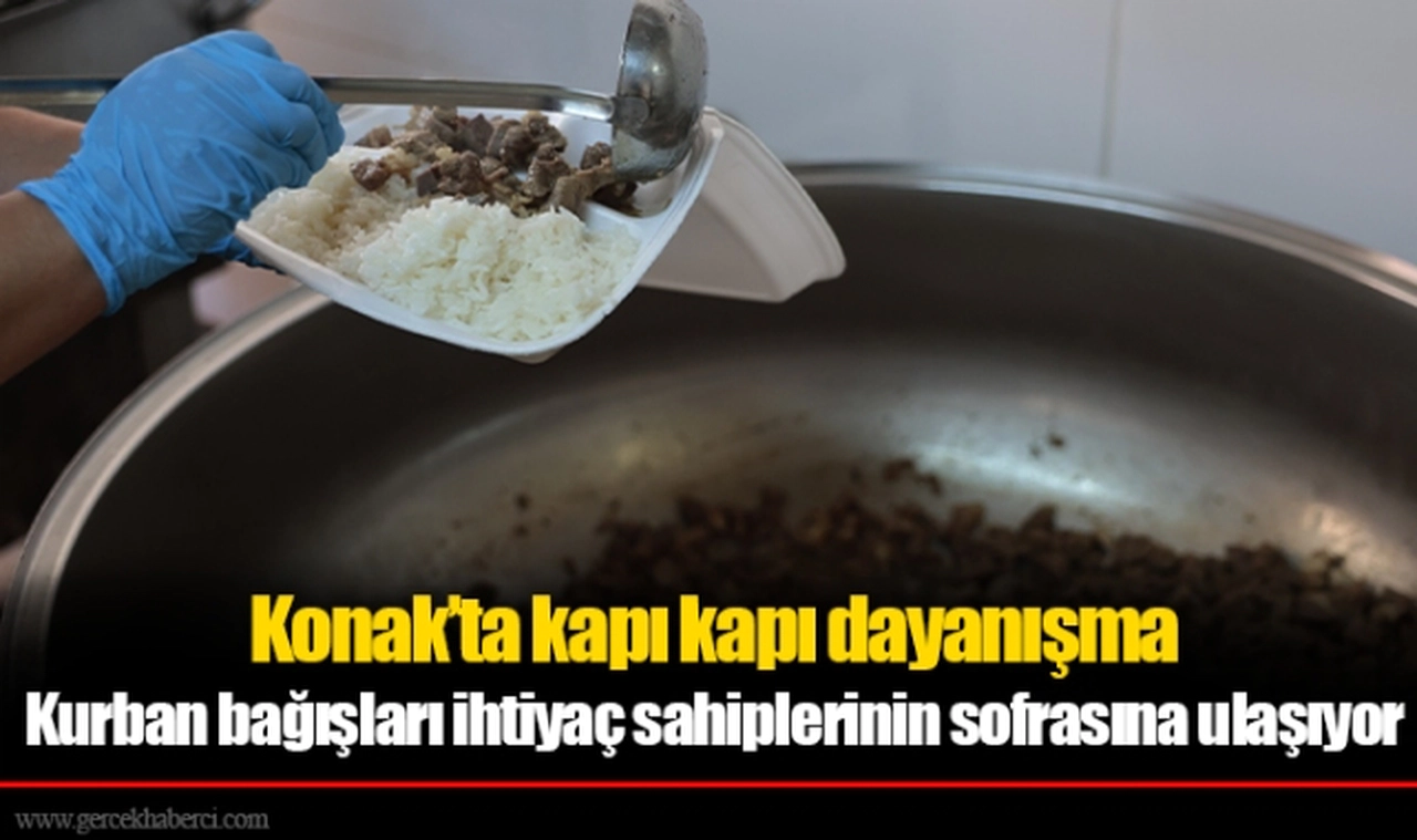 Konak’ta kapı kapı dayanışma