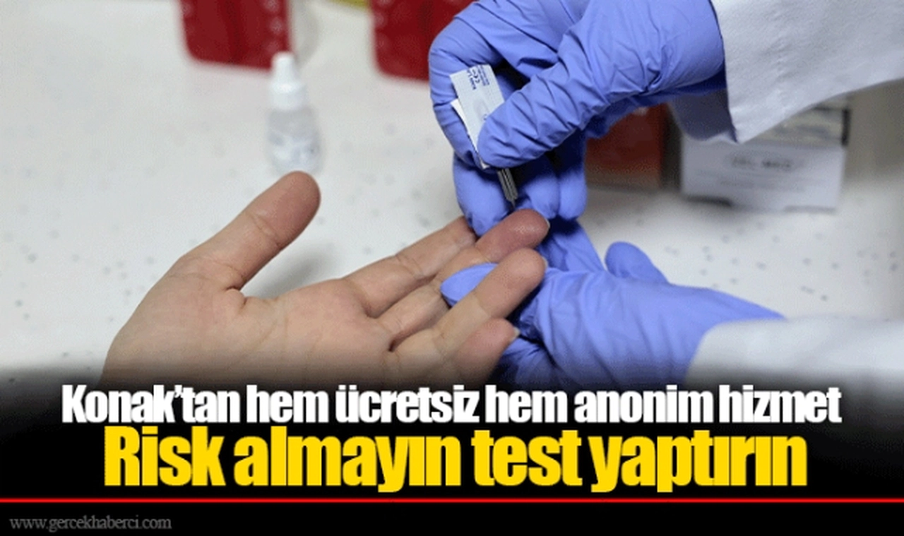 Konak’tan hem ücretsiz hem anonim hizmet