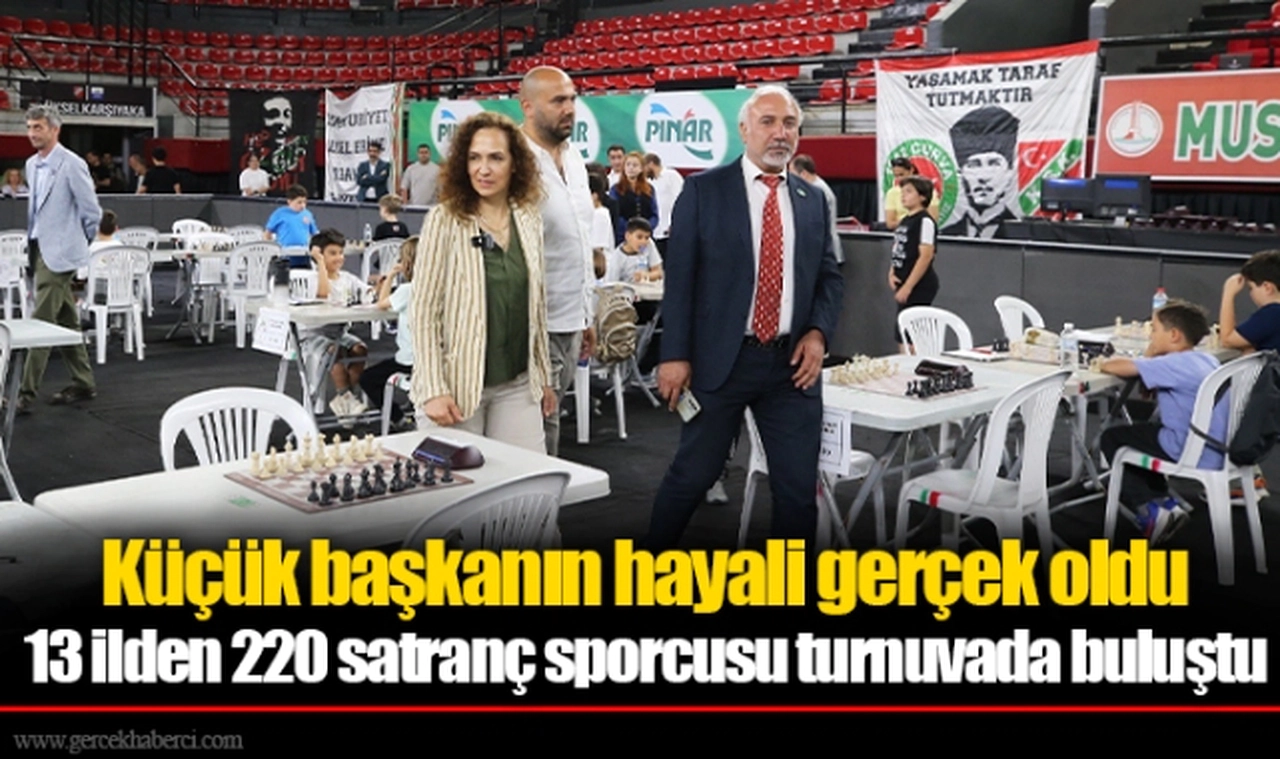 Küçük başkanın hayali gerçek oldu