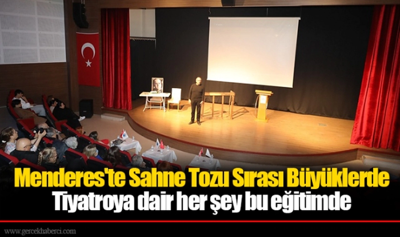 Menderes'te Sahne Tozu Sırası Büyüklerde