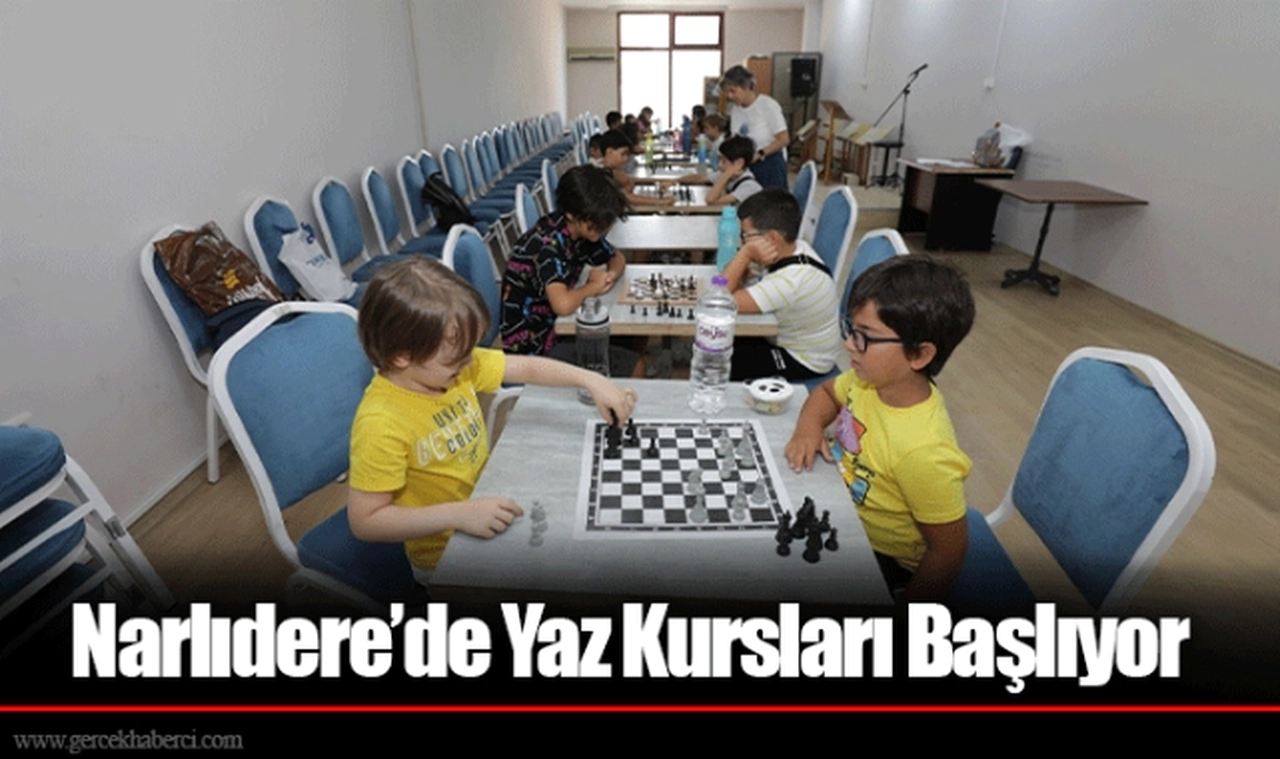 Narlıdere’de Yaz Kursları Başlıyor