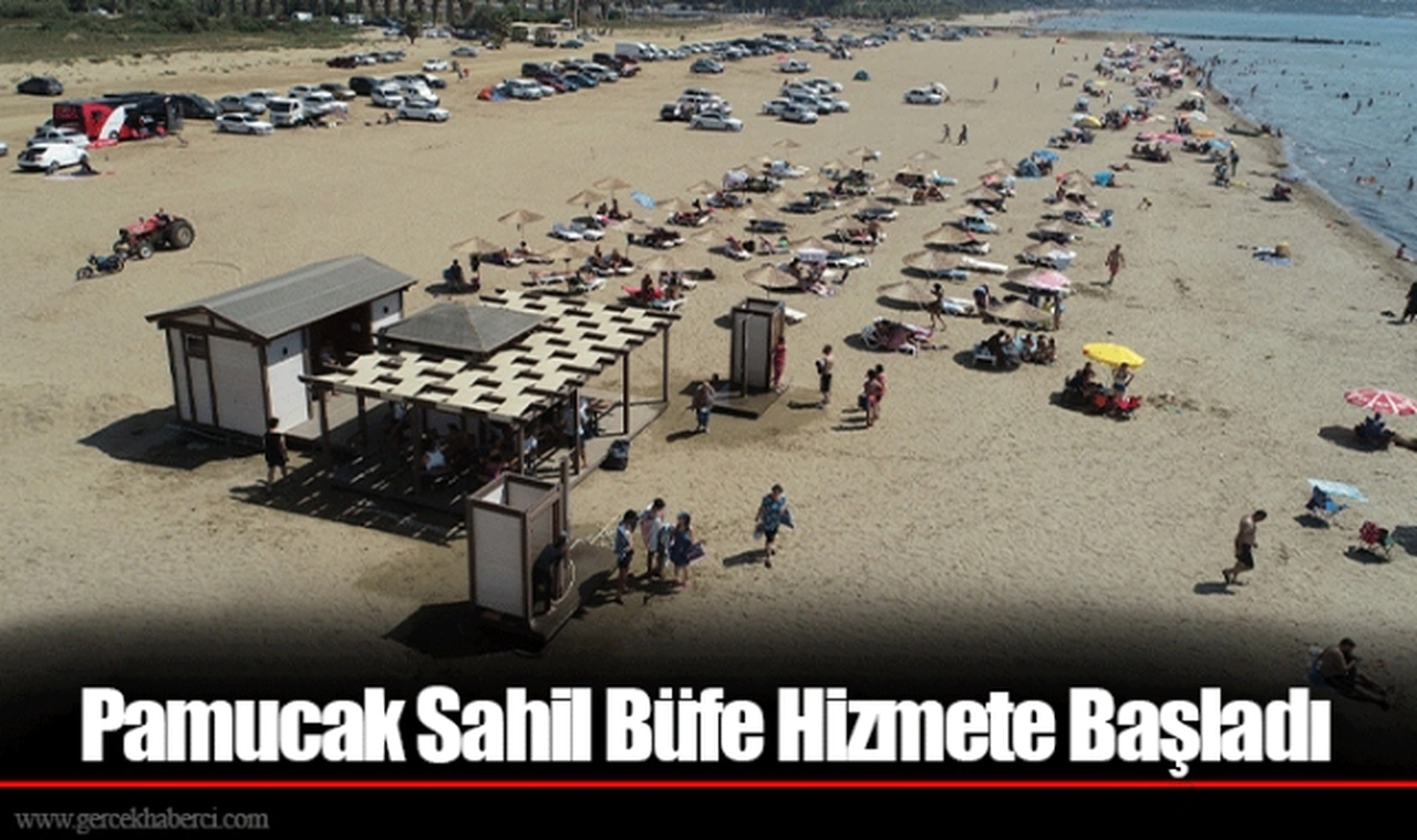 Pamucak Sahil Büfe Hizmete Başladı