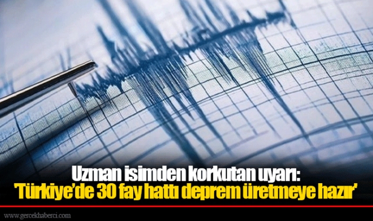 Uzman isimden korkutan uyarı: 'Türkiye’de 30 fay hattı deprem üretmeye hazır'