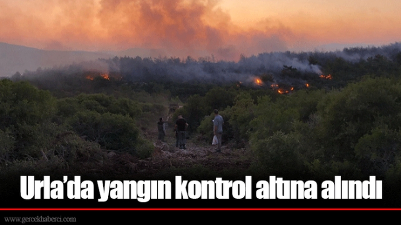 Urla’da yangın kontrol altına alındı