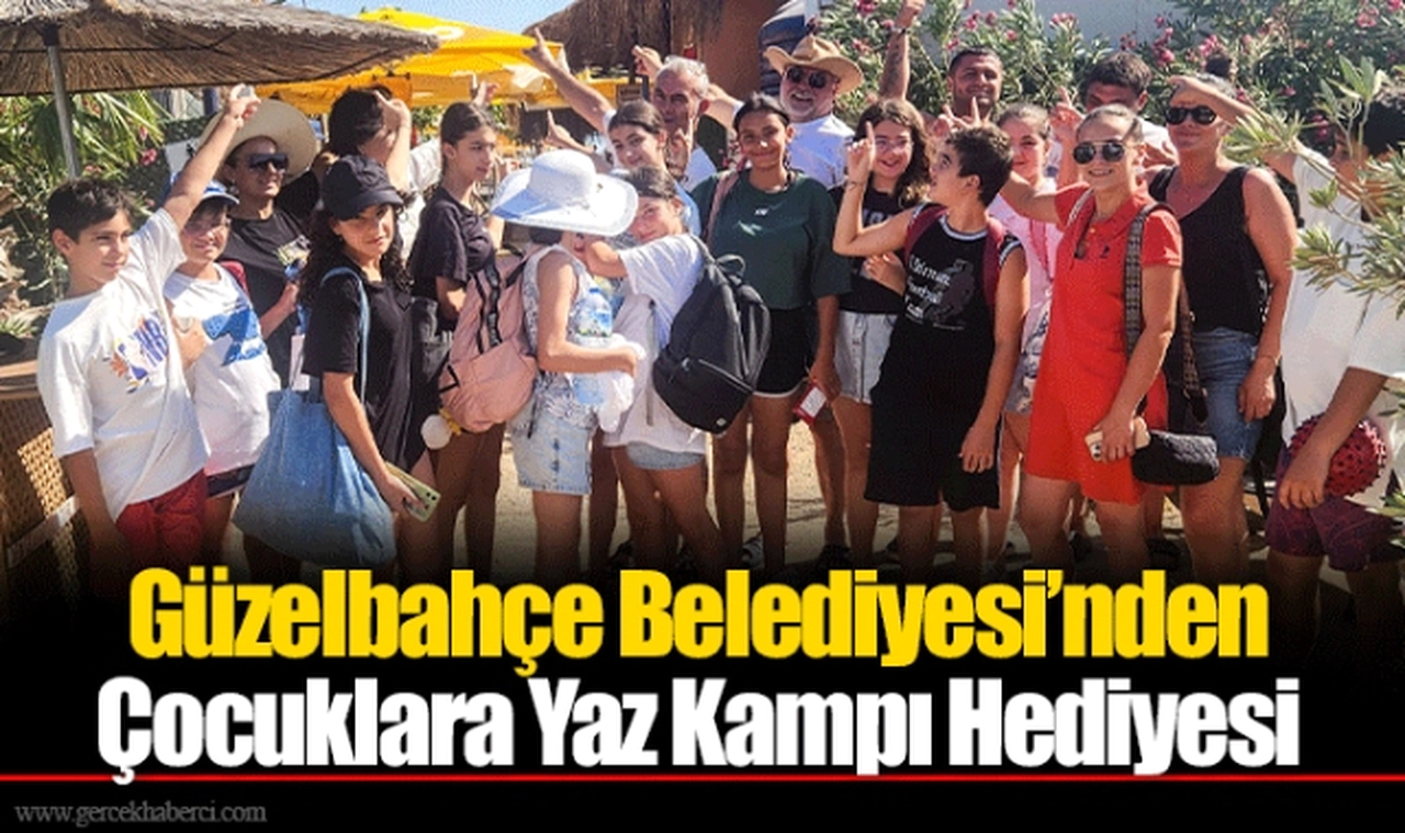Güzelbahçe Belediyesi’nden Çocuklara Yaz Kampı Hediyesi