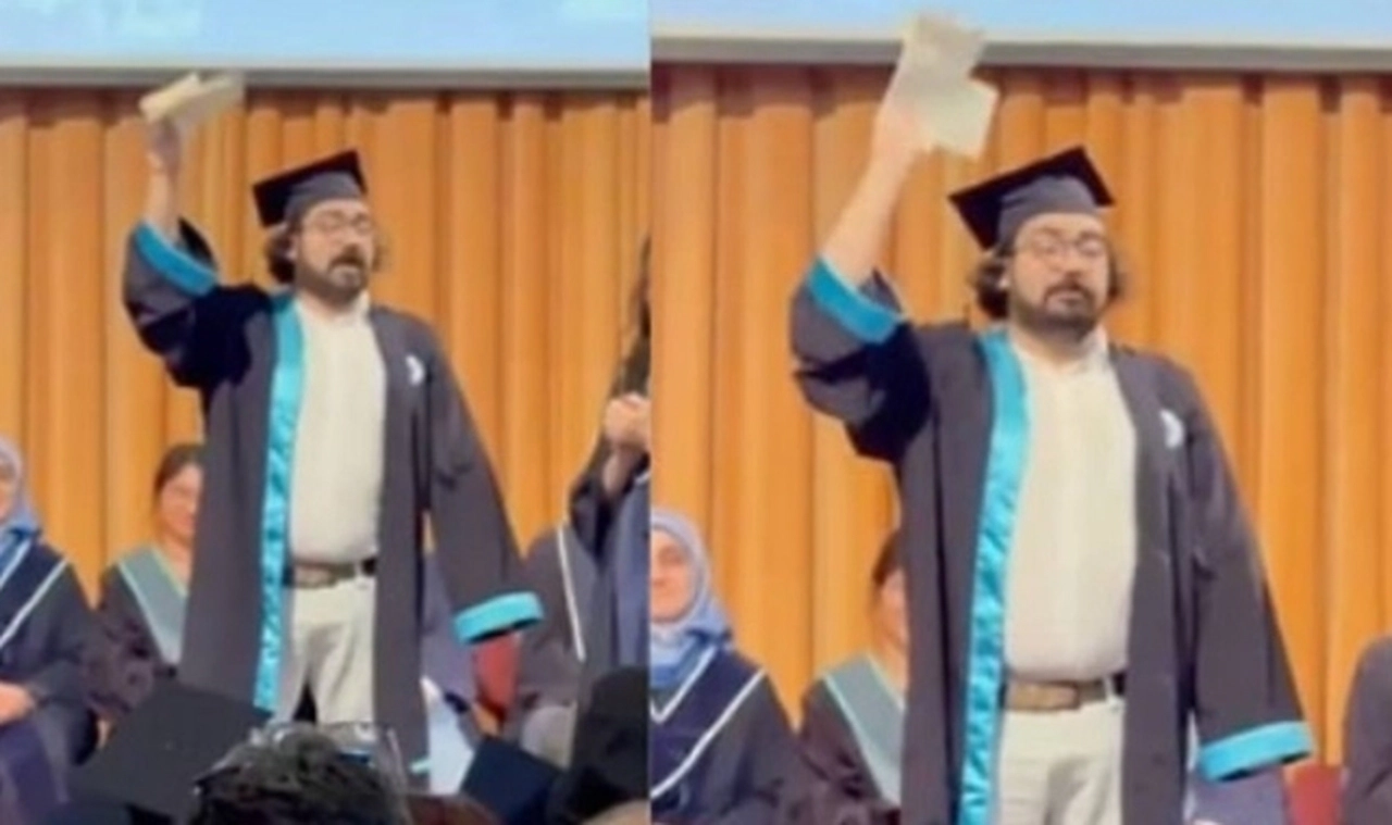 İmamoğlu'na destek için diplomasını yırtmıştı: Boğaziçili gence operasyon!