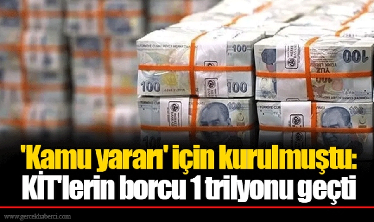 'Kamu yararı' için kurulmuştu: KİT'lerin borcu 1 trilyonu geçti