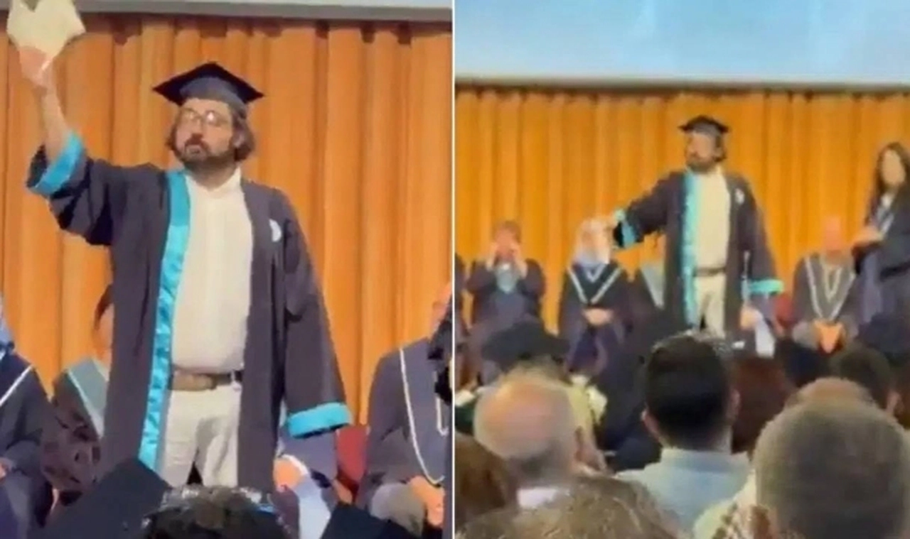 Mezuniyet töreninde diplomasını yırtmıştı: Doruk Dörücü serbest bırakıldı